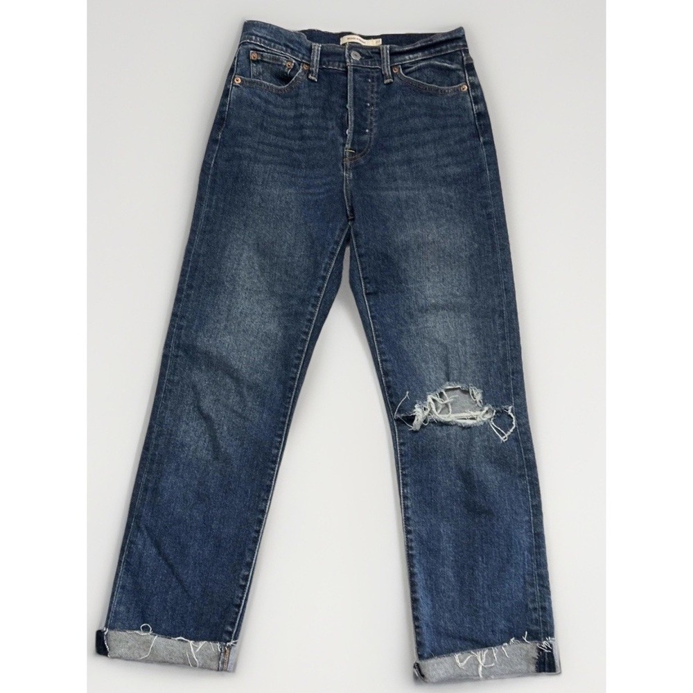Levi's Dark Blue Straight Leg Jeans